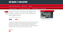 Desktop Screenshot of nobarsinbellevue.org